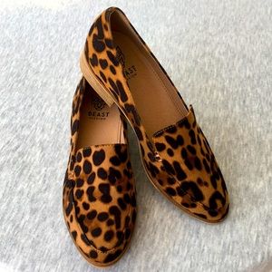 BEAST FASHION leopard print loafer. NWT.